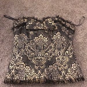 Dolce Brocade corset top!
